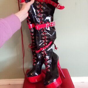 Pleaser Thigh High boots US women's size 10